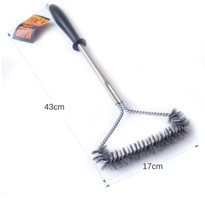 Texas Club grill grate cleaning brush, 43cm.