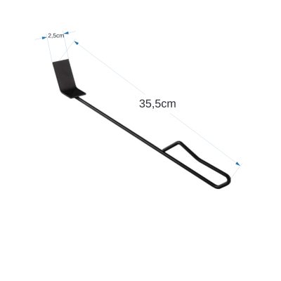 Steel ash removal tool, 36cm.