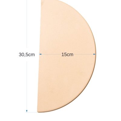 Ceramic deflector for multifunctional dual cooking system (Media), 1 pcs
