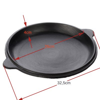 Cast iron pan–lid, 27 cm. (Minimo/Media/Grande/Limited)
