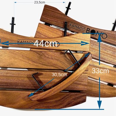 Teak Side Plates And Handle Set (Limited)