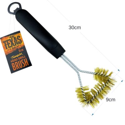Texas club grill grate cleaning brush, 30 cm
