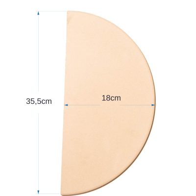 Ceramic deflector for multifunctional dual cooking system (Žalgiris Edition), 1 pcs