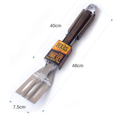 Texas Club set of grilling tools, 3pcs