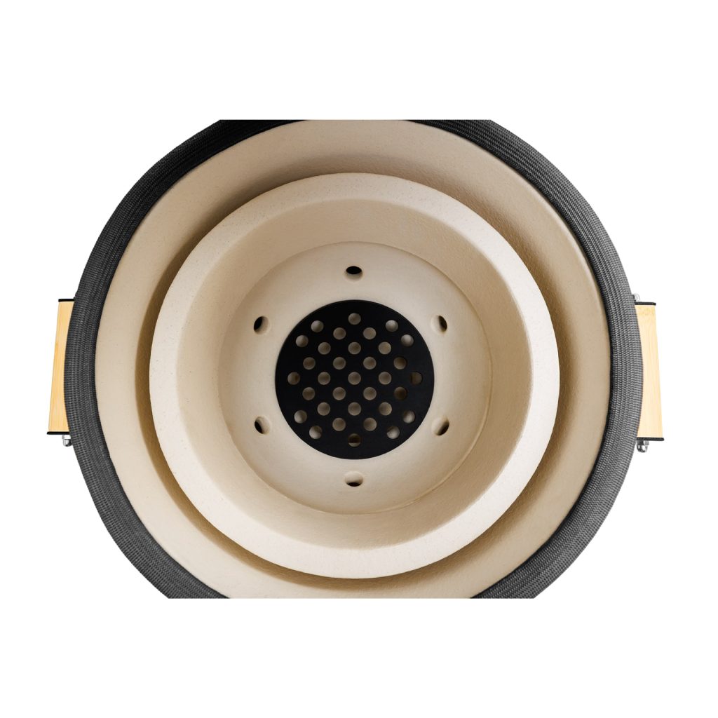 Thick ceramic firebox on the Minimo 15"