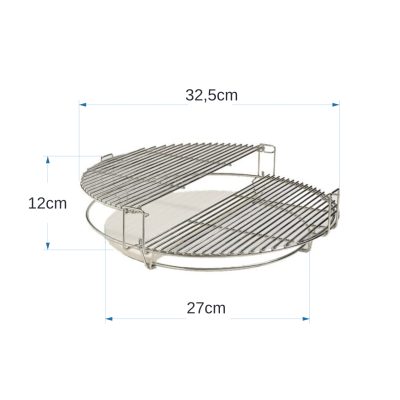 Two-zone grilling system 15′ (Minimo)