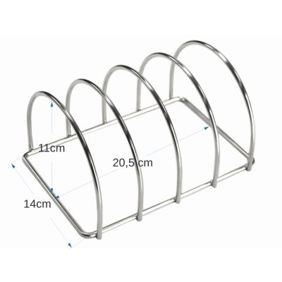 Stainless Steel Rib Holder (Minimo/Media)