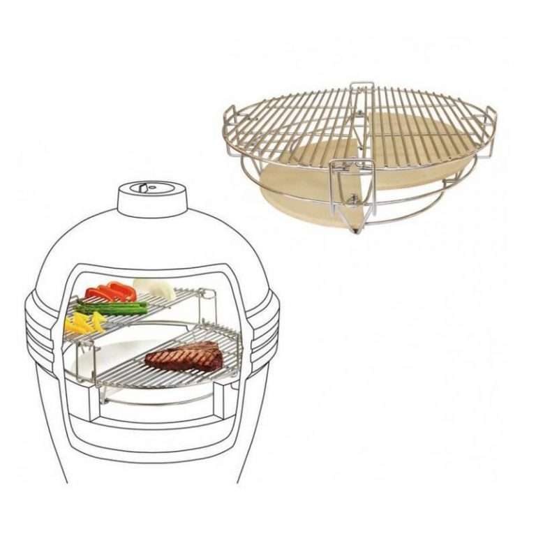 Two-zone cooking on the Maxi 21"