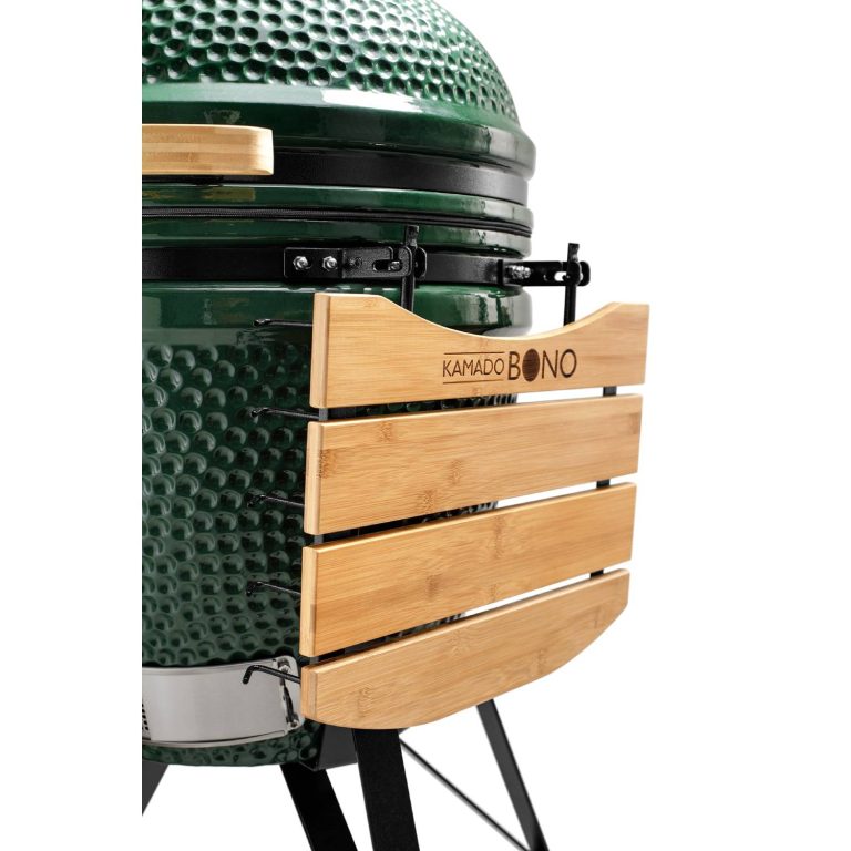 Folding bamboo tables on the Maxi 21"