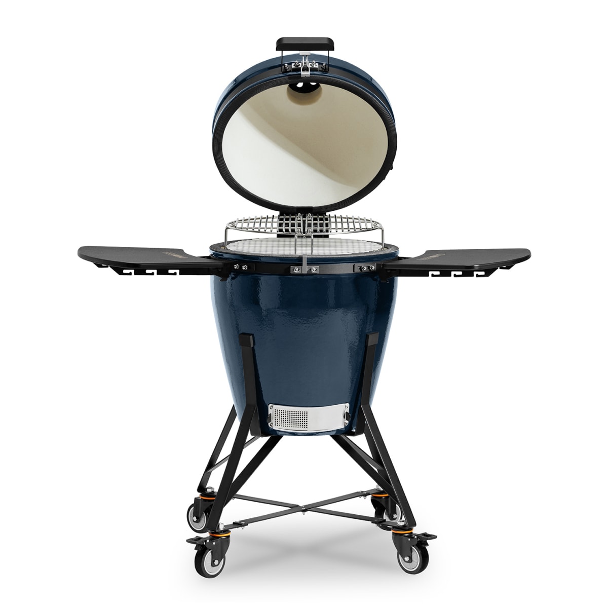 Evo Media Navy 3 Kamado Bono EVO Media 22-inch open with the multi-level cooking system