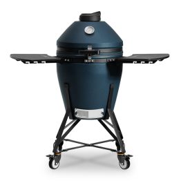 Kamado Bono EVO Media Navy Blue Matte 22" Ceramic Grill