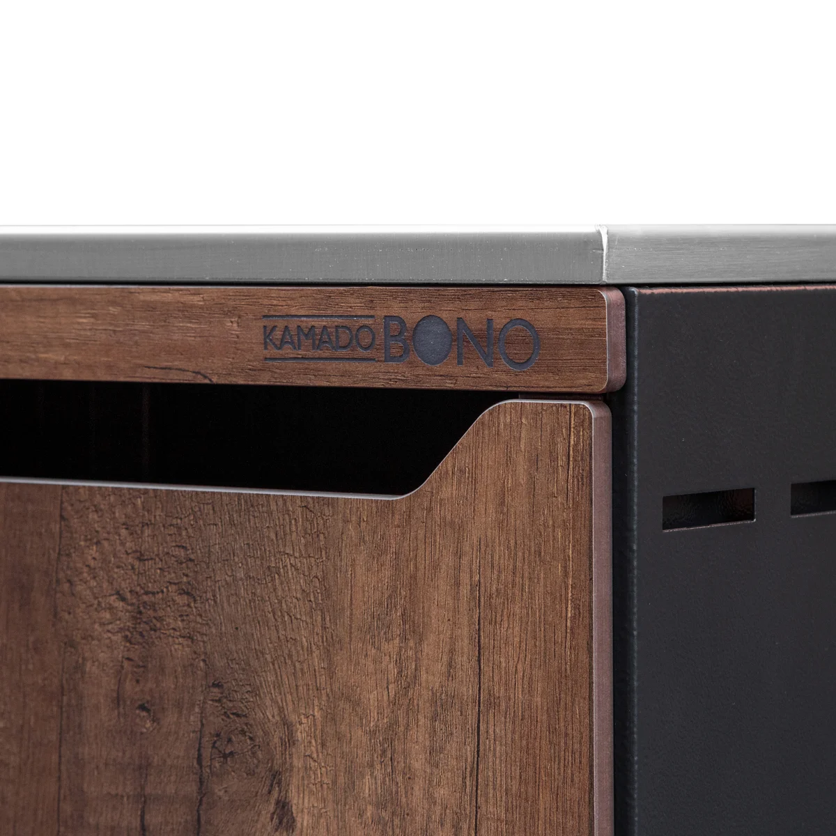 Oak 6 Kamado Grill Table Barrique Oak Outdoor Kitchen Station