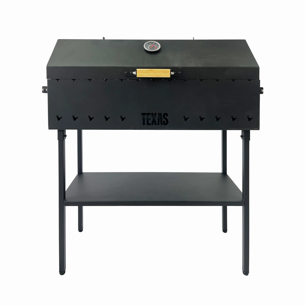 Texas Club MGL-3 Charcoal BBQ Grill with Lid and Thermometer