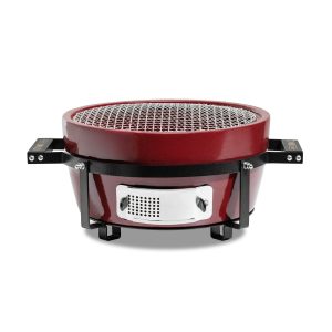 Kamado Bono HIBACHI EVO Table Grill, Round, Royal Red