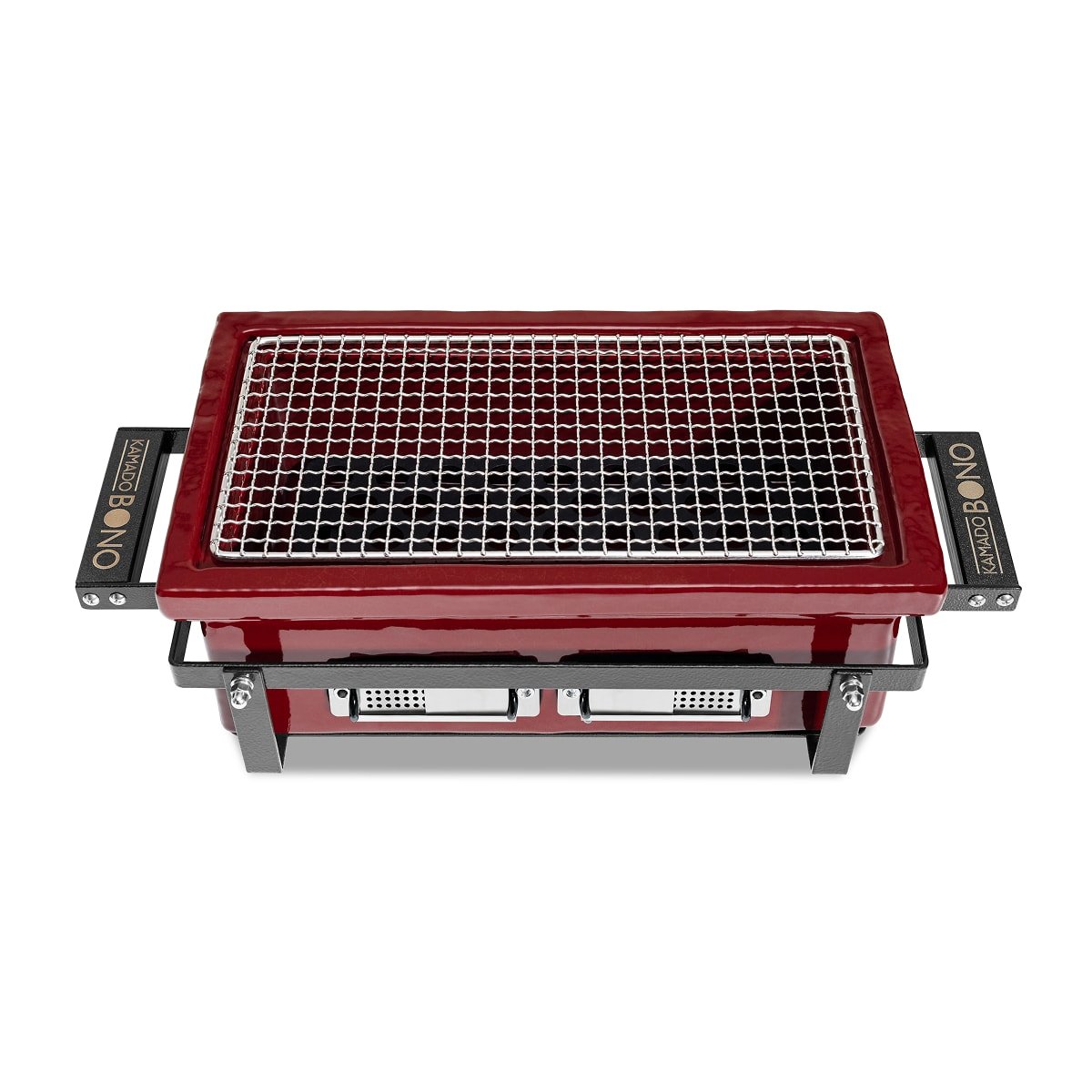 Evo Hibachi Square Red 2 Kamado Bono HIBACHI EVO Table Grill, Rectangular, Royal Red - Image 2