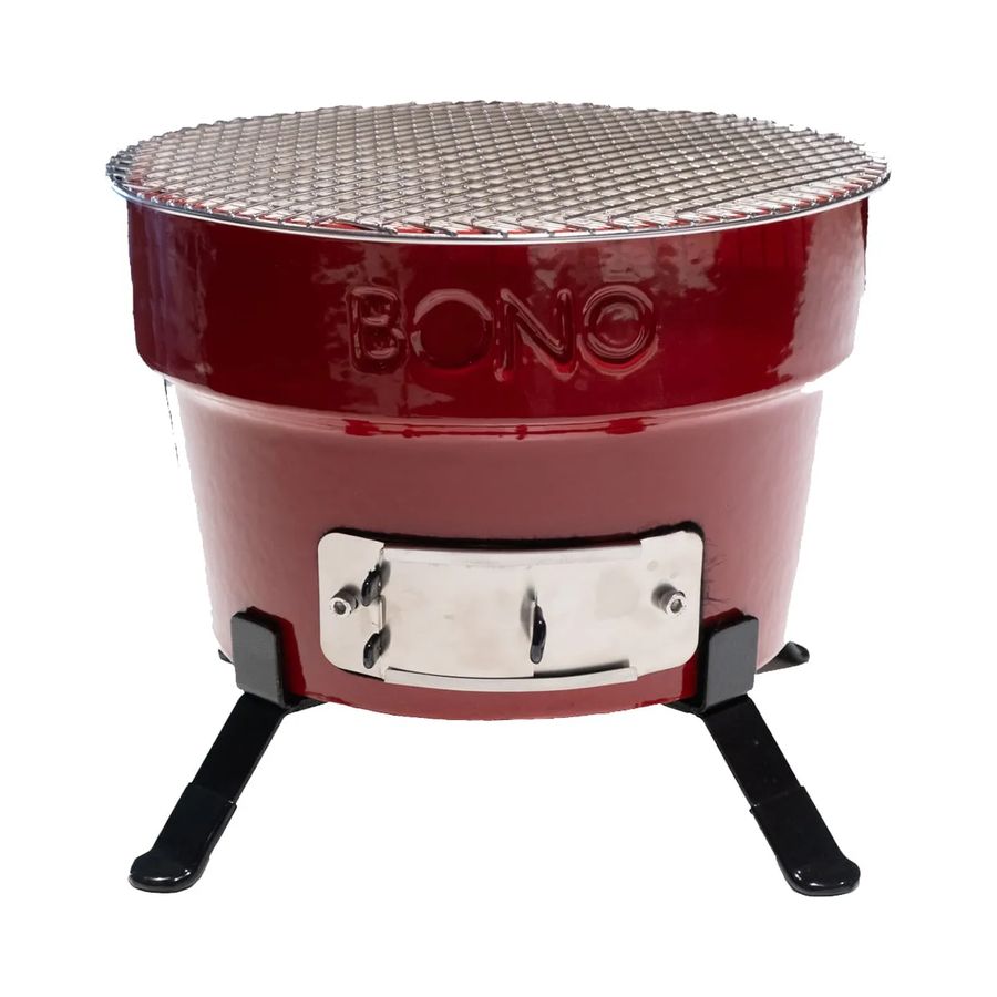 Kamado Bono Hibachi 12" in Red
