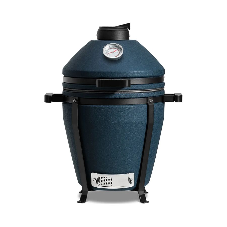 Kamado Bono EVO Minimo Navy Blue Matte 16" Ceramic Grill